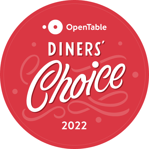 Terras was recently awarded Diners' Choice 2019 by OpenTable diners!